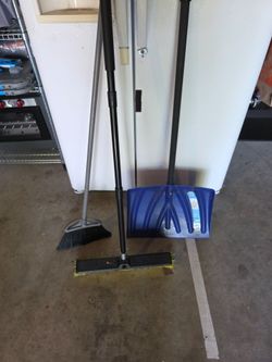 Brooms & Snow Scoop