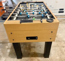 Vintage Tournament Soccer Foosball Table, Super Sturdy, Great for Game Room or Garage
