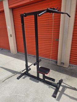 TEIN Lat Pulldown & Low Row Machine – Cable Pulley Tower (Brand New)
