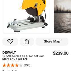 15 Amp Corded 14 In Chop Saw 