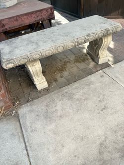 Concrete bench