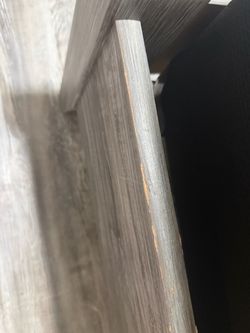Grey LED bed