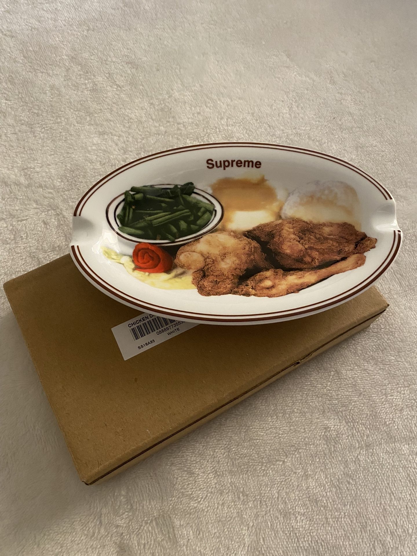 Supreme Chicken Dinner Plate Ashtray