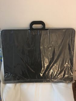 Portfolio Faux Leather Zipper Top Bag 20”/26”