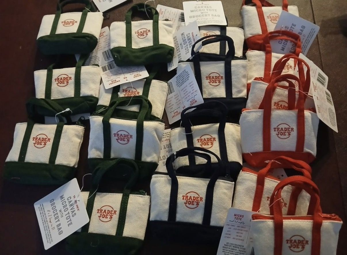 Mini Trader Joe’s Tote Bag In Red