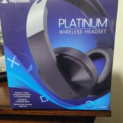 Play Station Platinum Wireless Headset