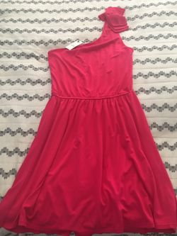 One shoulder dress