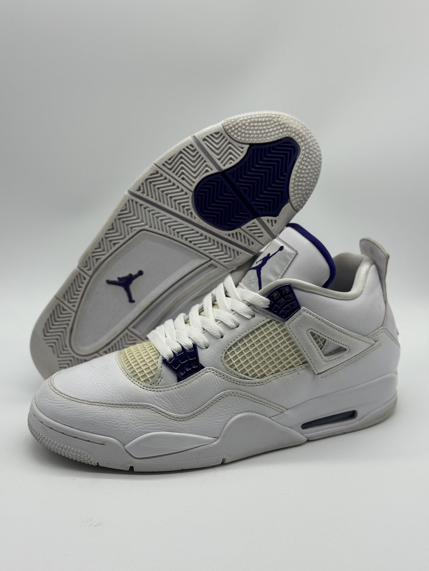 Nike Air Jordan 4 Retro Metallic Purple CT8527-115 Men’s Size 12