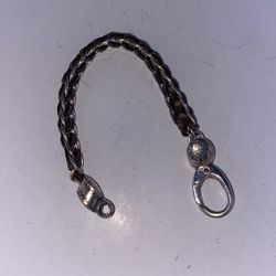 Brighton Gray Braided clip