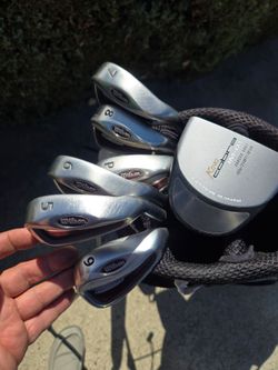 Wilson golf Clubs irons all need over grip with Nicolas putter with Adidas bag