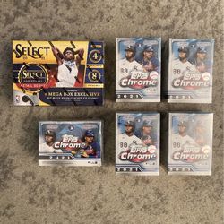 Select Basketball Topps Chrome Baseball