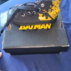 Batman Converse Size 6 Infant