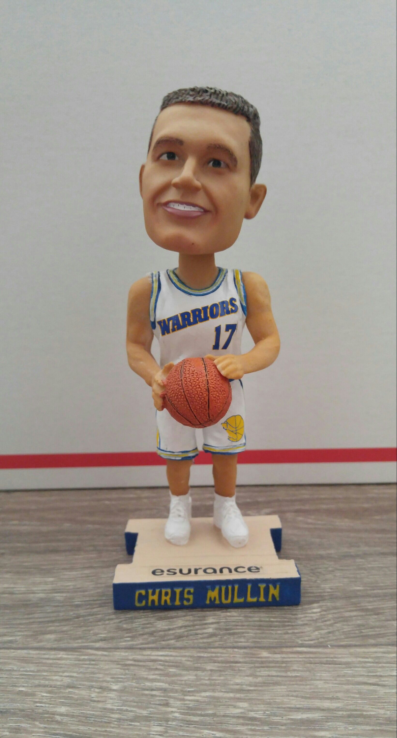 2012 Golden State Warriors Run TMC Chris Mullin Bobblehead