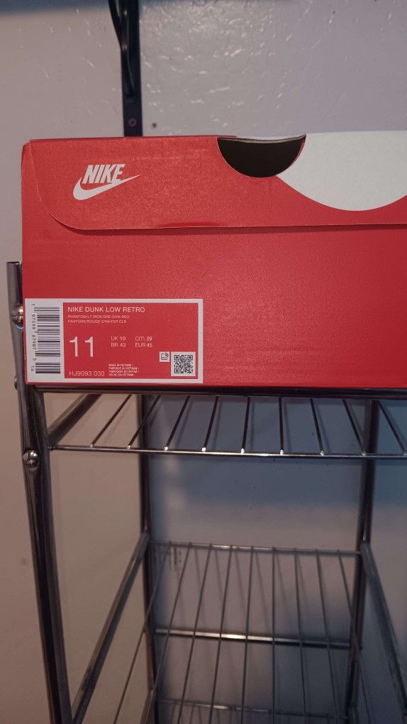 Nike Dunk Low Retro Light Iron Ore/Gym Red Retro HJ9093-030 11