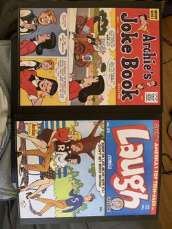 Two (2) Archie Comics Feb 1943 No. 25 & Sept No. 24 Comic Book Cover Prints, framed