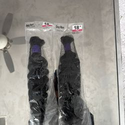 18” Deep Wave Bulk Hair Braiding For boho