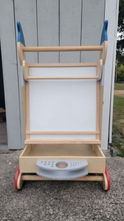 Kids Wooden Multi-Activity Art Easel – $20