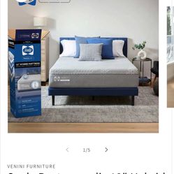 $200Clean King Size Mattress Sealy Hybrid 