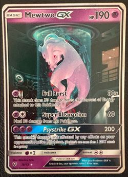 Mewtwo GX #78 Pokemon Shining Legends