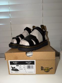 Dr. Martens Klaire J Strap Sandals Toddler/Little Kid US 11 EU 28 Brand New in Box