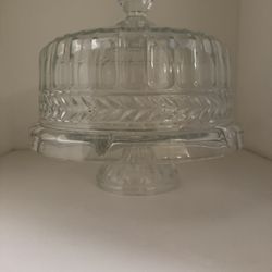 Crystal Cake, Pie Or Veggie & Dip 