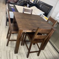 BEAUTIFUL NEW BRANTLEY DINING SET ON SALE ONLY $499. IN STOCK SAME DAY DELIVERY 🚚 EASY FINANCING 