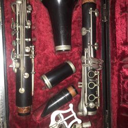 Vintage buffet Crampon R-13 1976-77 W/ Engraved Vandoren  B45 Mouth Piece 