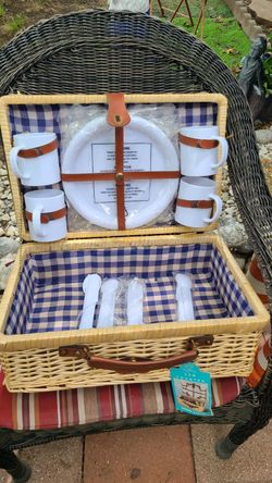 Picnic basket 4 people set