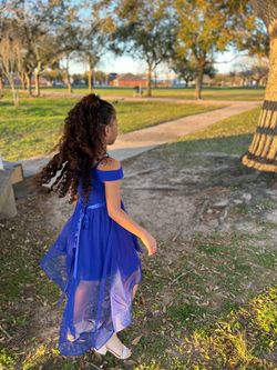 Blue dress