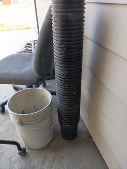 Black Plastic Nursery Pots Large Stack