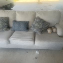 Sofa Chair Ottoman And Rug 
