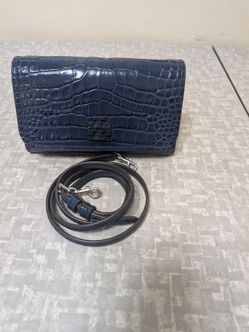 TORY BURCH BRITTEN SHINY EMBOSSED ENVELOPE CROSSBODY!!
