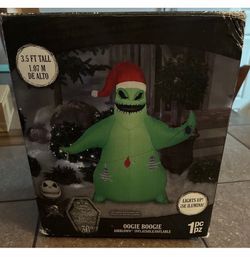 Nightmare Before Christmas Oogie Boogie Inflatable 3.5 FT