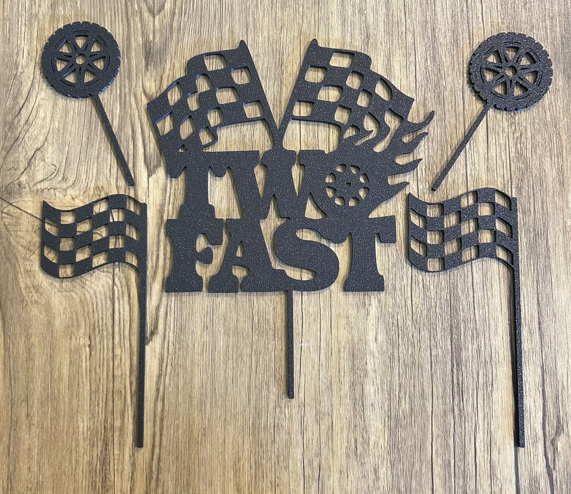 Two Fast Cake Topper