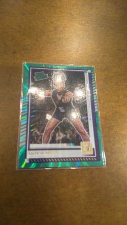 Olivia Miles Donruss Rated Prospect Green Holo Card