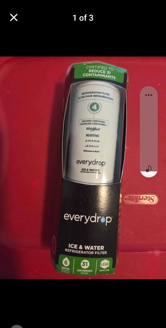 Two Refrigerator Water Filters EDR4RXD1 