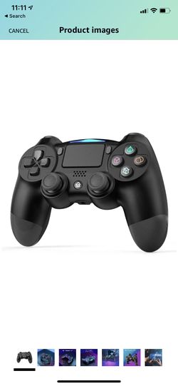 Wireless Controller for PS4, GEEKLIN Game Controller for Bluetooth, Gamepad for Playstation 4/Playstation 3/PC Touch Panel Joypad with Dual Vibration