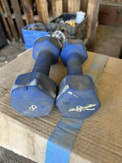 8lb dumbbells 