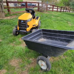 Cub Cadet Riding Mower And Trailer