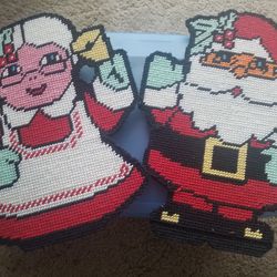 Very Cute Handmade Santa & Mrs Claus