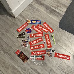Assorted Supreme Sticker Pack 