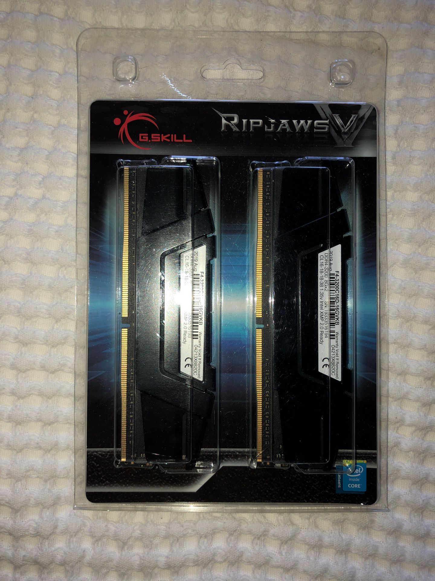 G Skills Ripjaws V Series 3200MHZ DDR4