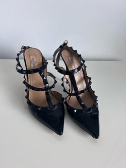 Valentino Rockstud Patent Leather Heels