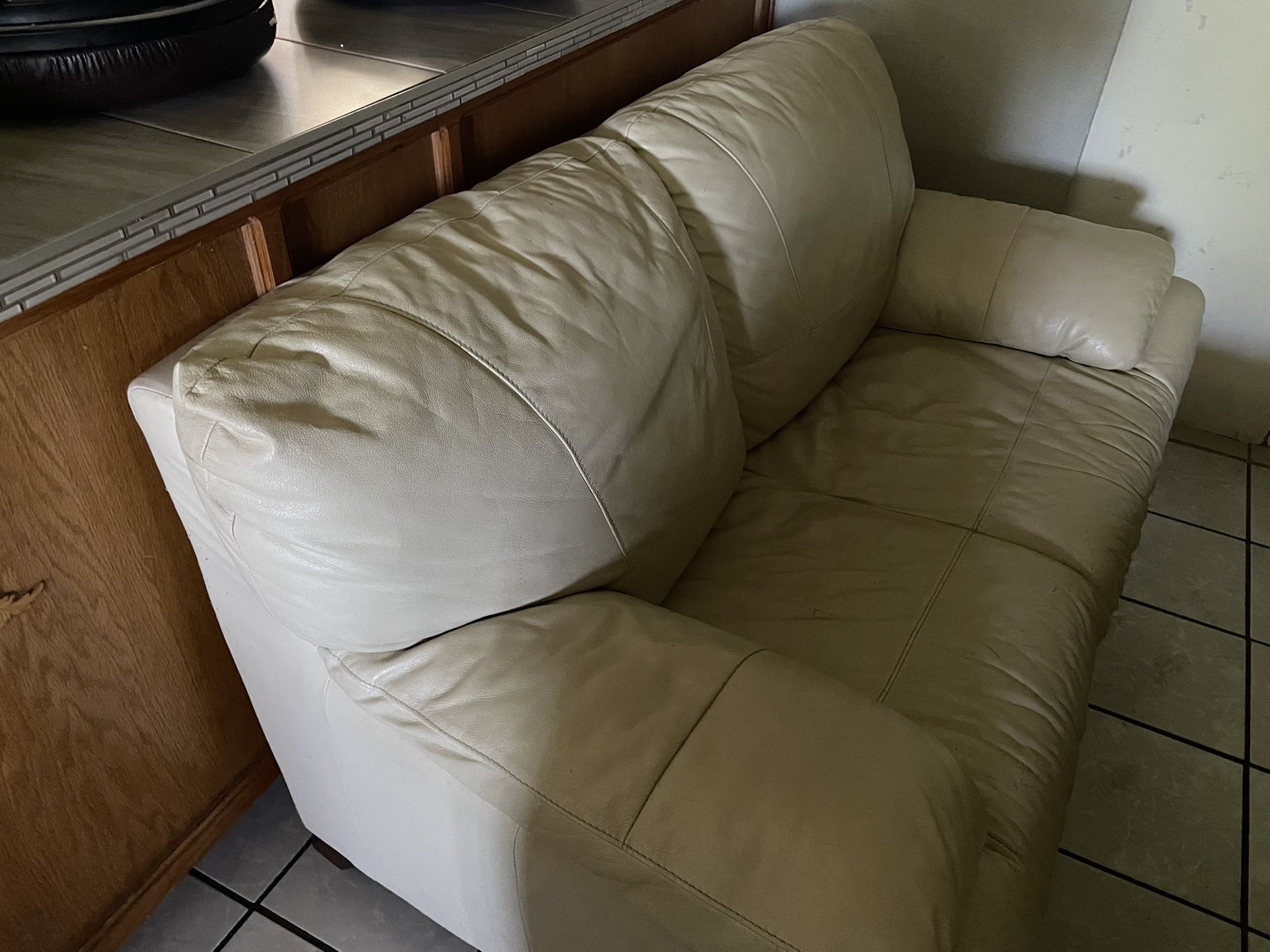 Leather Couch Set