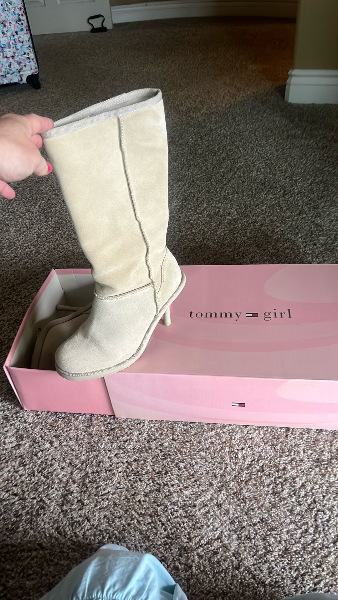 Ugg Style High Heel Boot