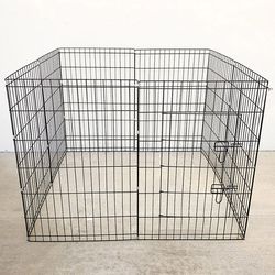 (Brand New) $49 Foldable 36" Tall x 24" Wide x 8-Panel Pet Playpen Dog Crate Metal Fence Exercise Cage