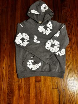 Denim Tear Hoodie  ( Grey ) 