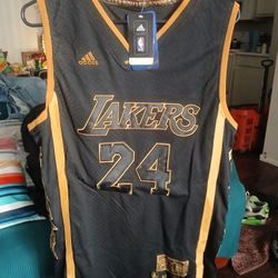 LAKERS BLACK MAMBA COMMEMORATIVE SPECIAL EDITION JERSEY