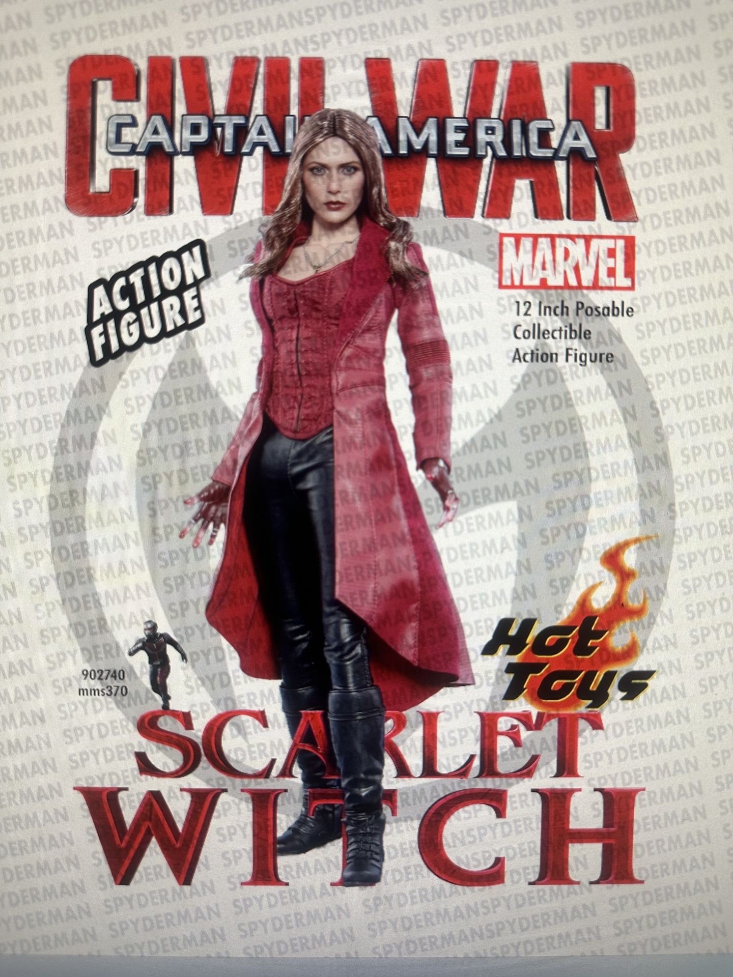 Scarlet Witch Hot Toys 1/6 Scale Figure Captain America 3 Civil War Mms370