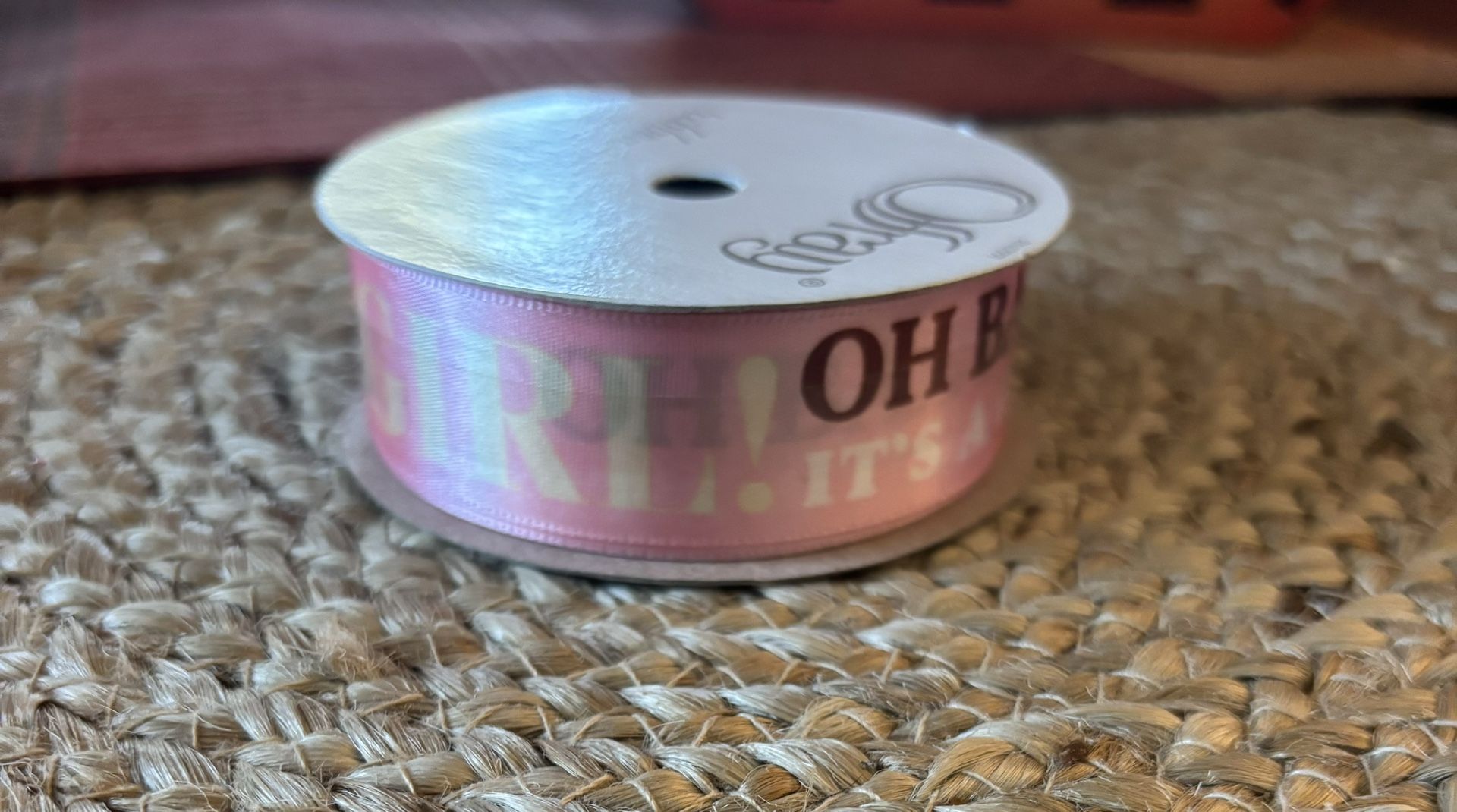 Its a girl ribbon